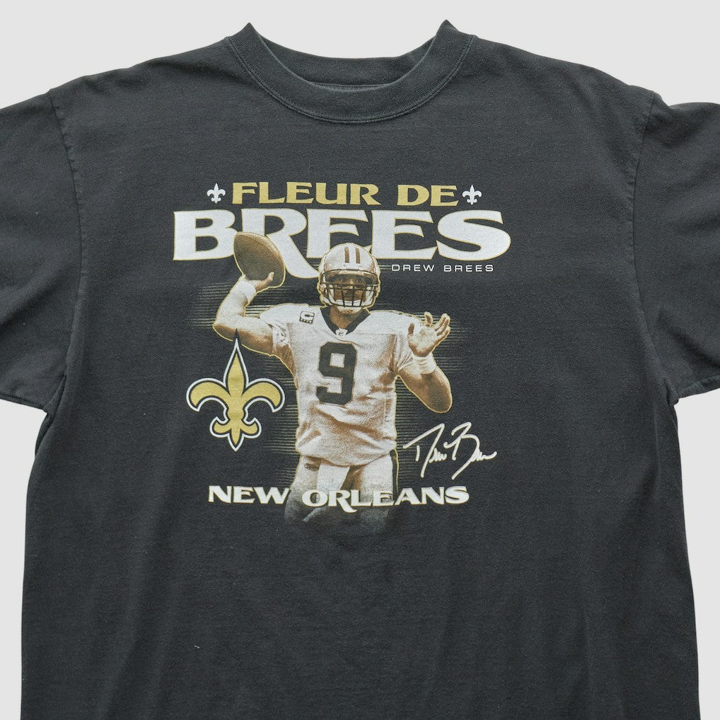 New Orleans Saints Reebok 2000s T-shirt - Black Vintage - Fanatics