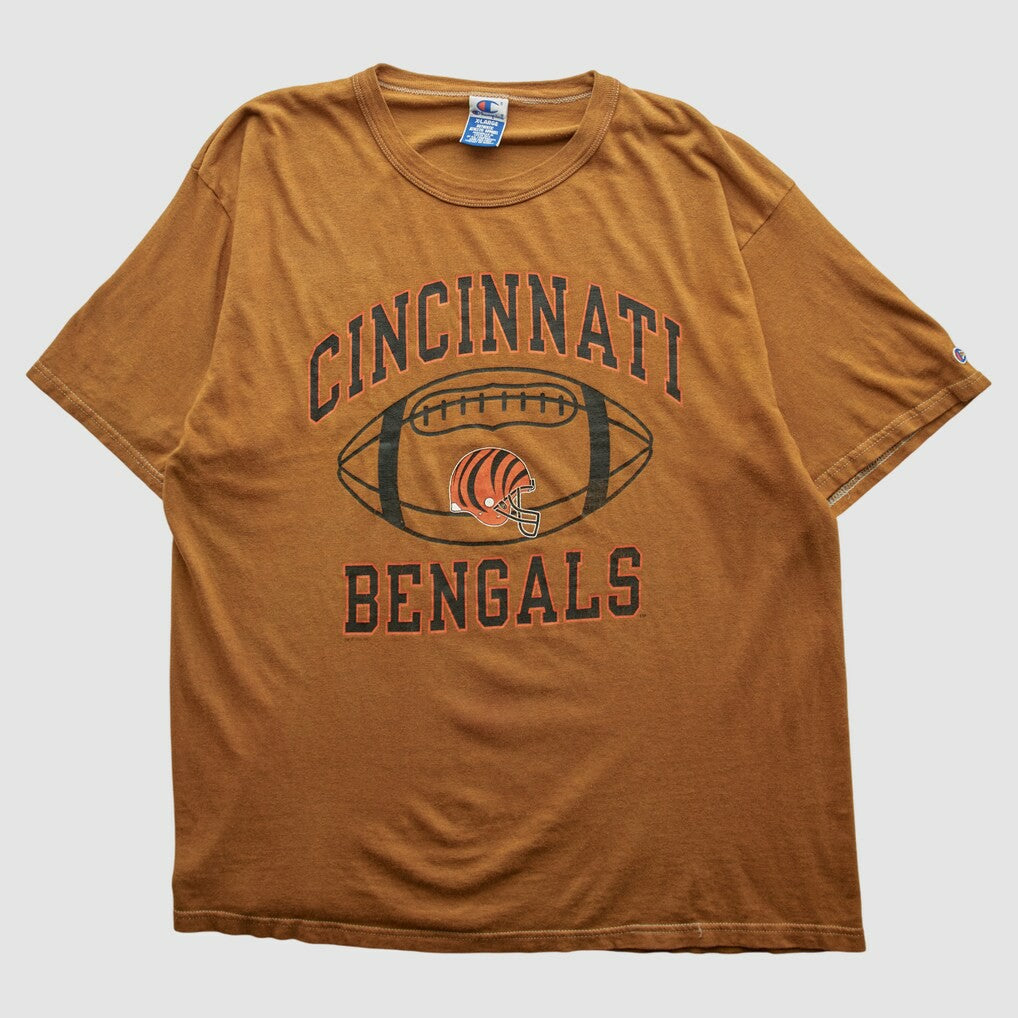 Cincinnati Bengals Champion 90s T-shirt - Brown Vintage - Fanatics