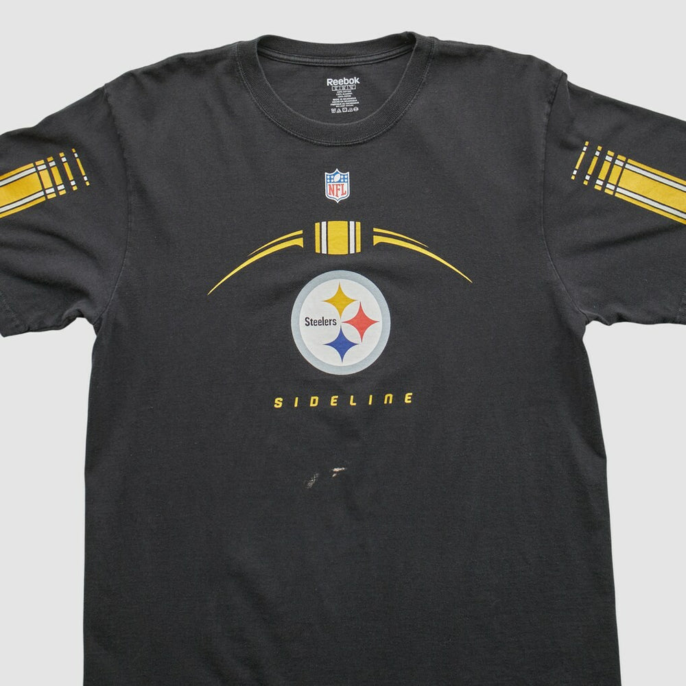 Pittsburgh Steelers Reebok 2000s T-shirt - Black Vintage - Fanatics
