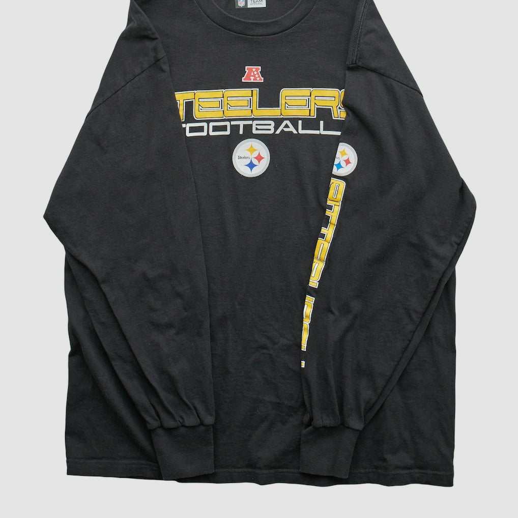 Pittsburgh Steelers NFL 2010s Long Sleeve T-shirt - Black Vintage - Fanatics