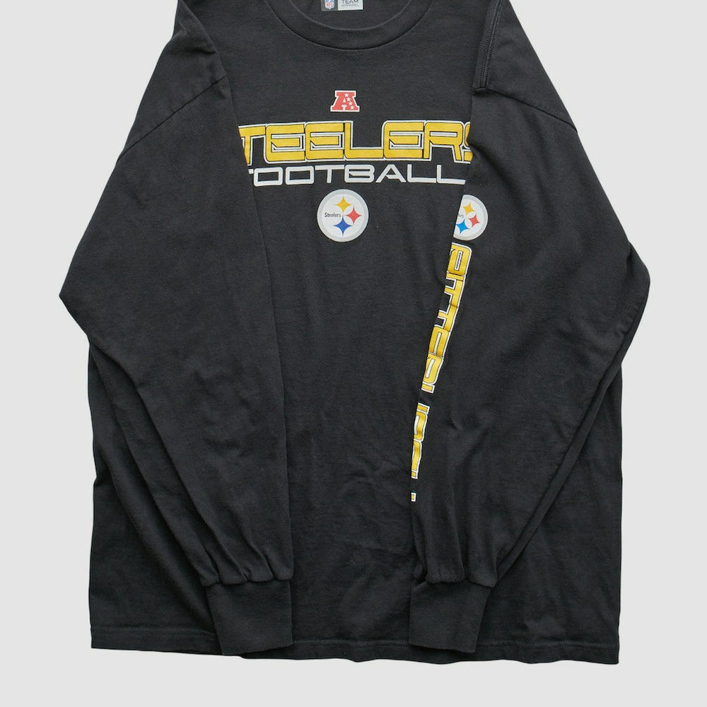 Pittsburgh Steelers NFL 2010s Long Sleeve T-shirt - Black Vintage - Fanatics