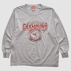 Kansas City Chiefs NFL 2003 Long Sleeve T-shirt - Heather Gray Vintage - Fanatics