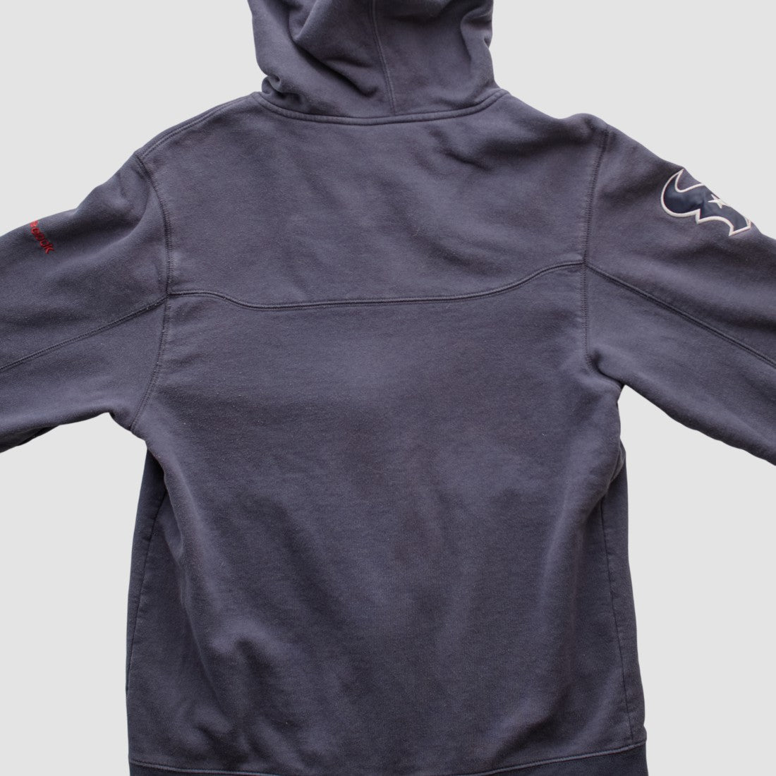 Houston Texans Reebok 2010s Hooded Full Zip Sweatshirt - Navy Vintage - Fanatics