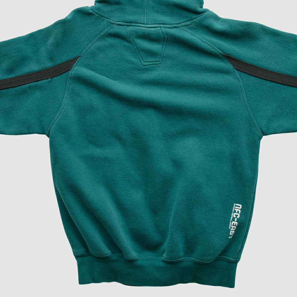 Philadelphia Eagles Reebok 2000s Hooded Pullover Sweatshirt - Teal Vintage - Fanatics