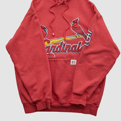 St. Louis Cardinals Stitches 2000s Hooded Pullover Sweatshirt Online