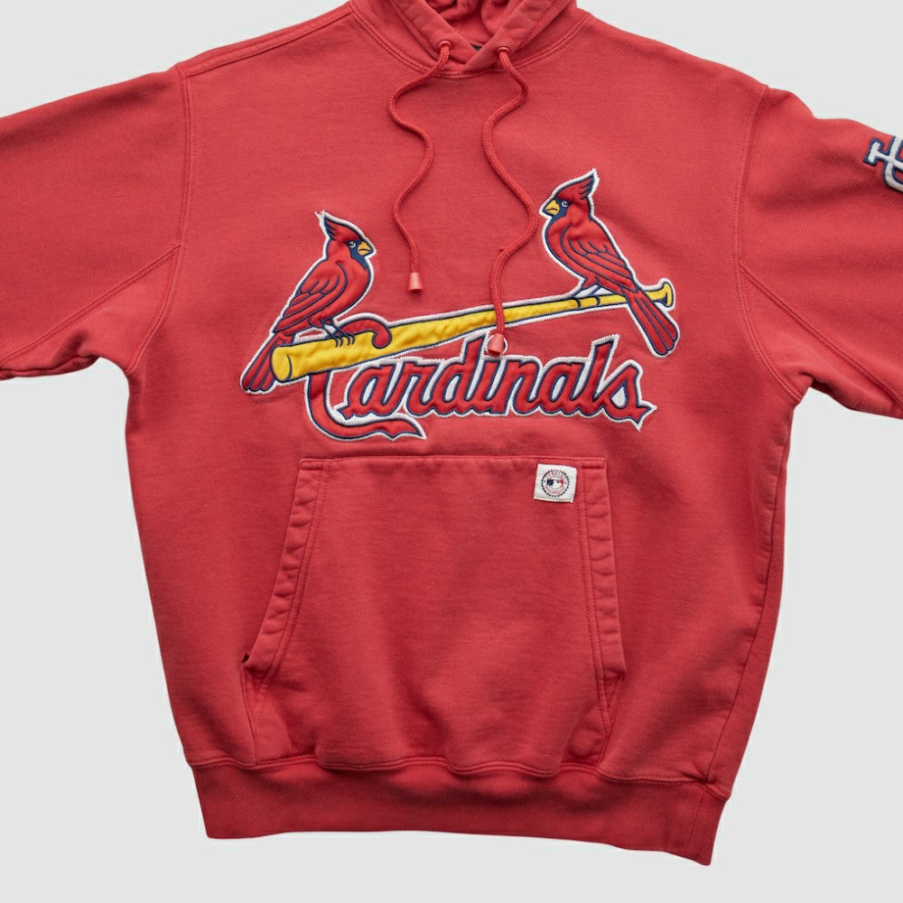 St. Louis Cardinals Stitches 2000s Hooded Pullover Sweatshirt Online