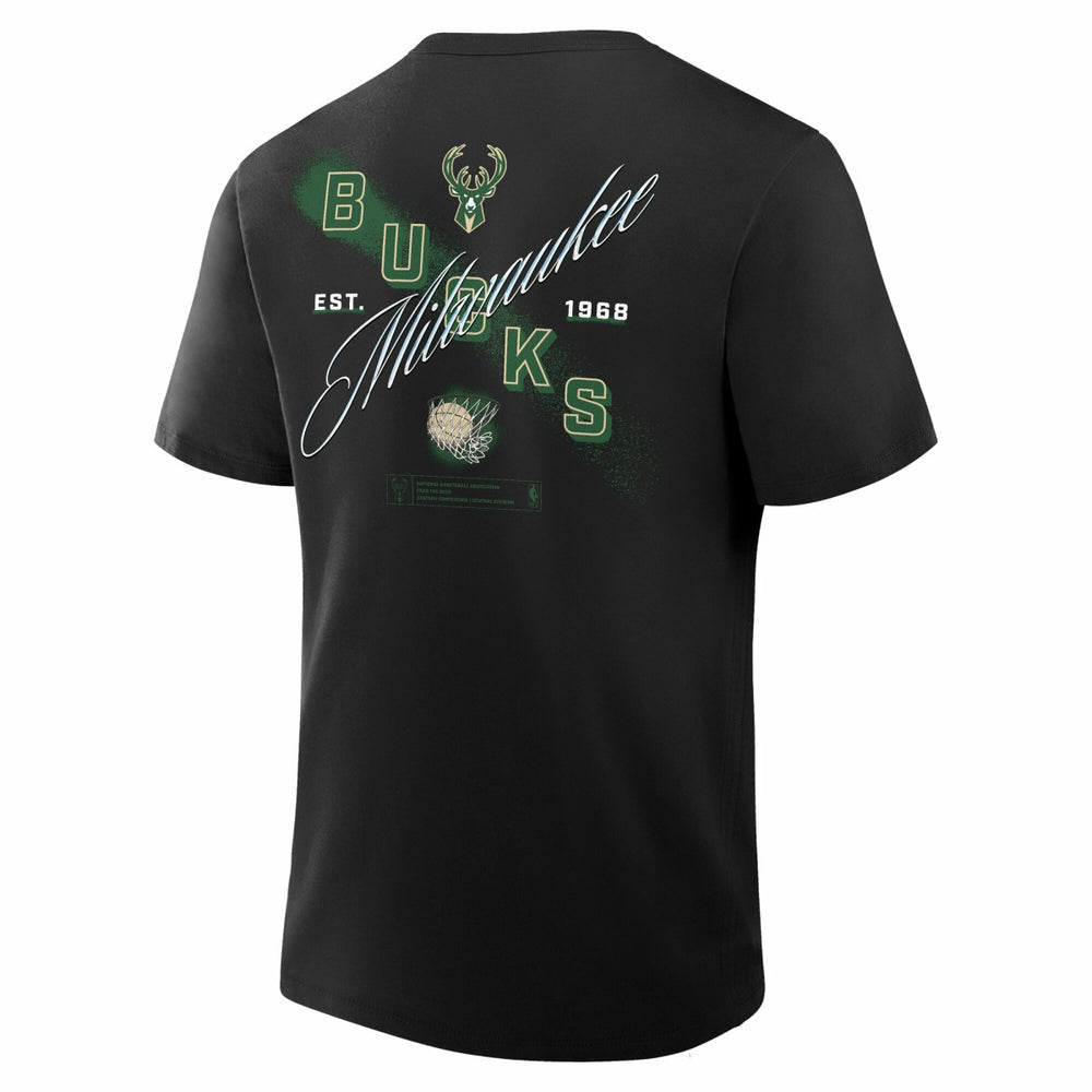 Milwaukee Bucks SOS T-Shirt Black