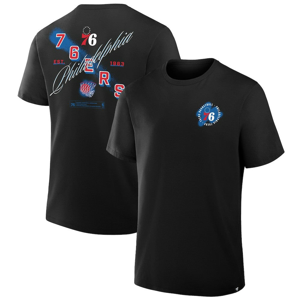 Philadelphia 76ers SOS T-Shirt Black