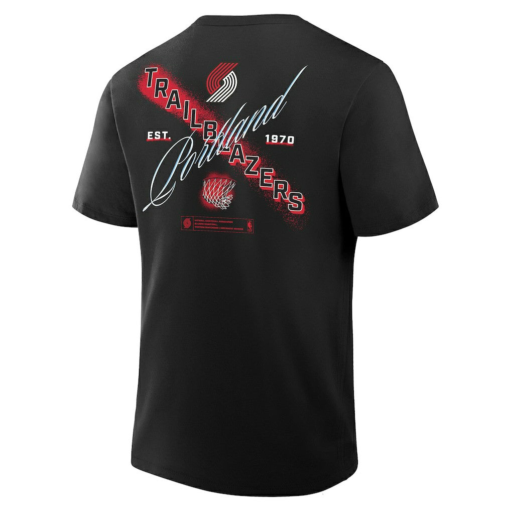 Portland Trail Blazers SOS T-Shirt Black