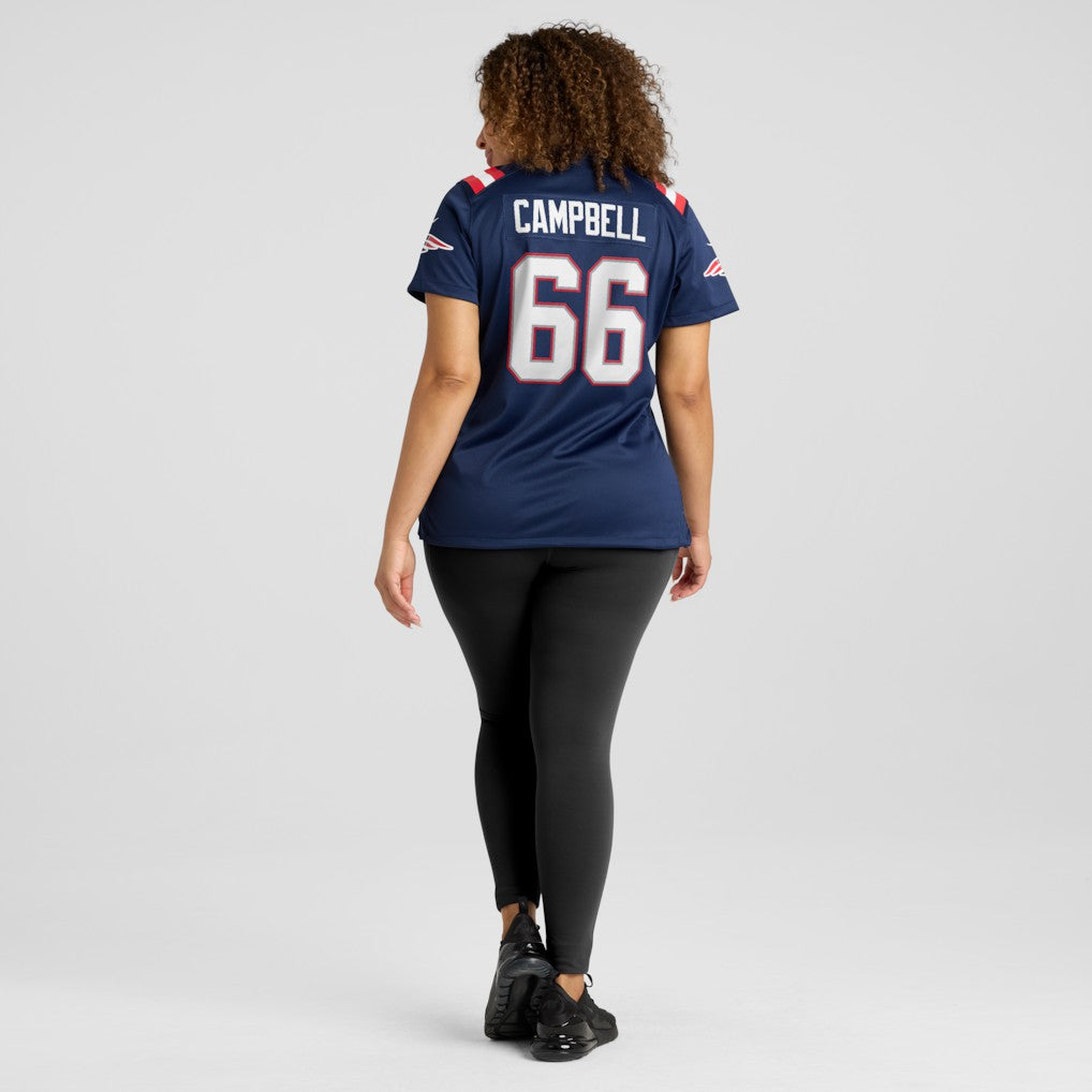 Will Campbell New England Patriots Women's Team Game Jersey - Navy - Nike