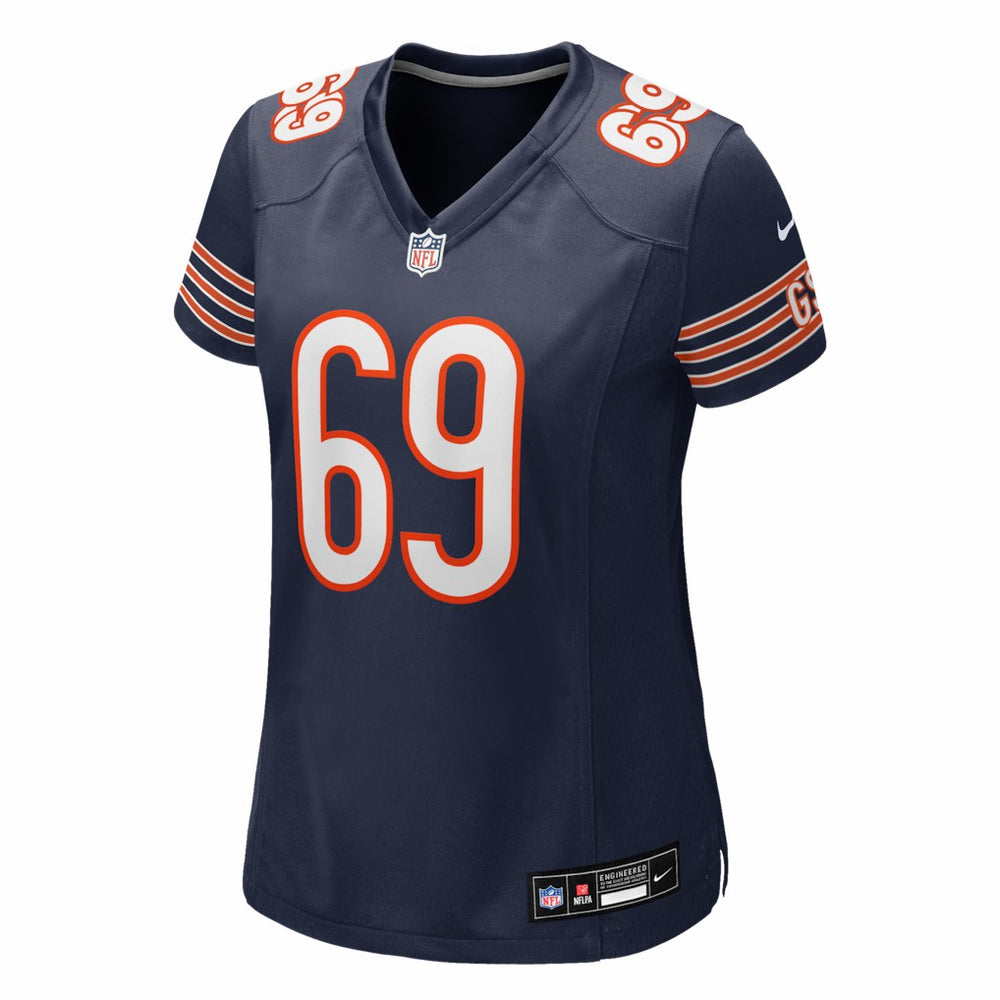 Jeremiah Martin Chicago Bears Women's Team Game Jersey - Navy - Nike