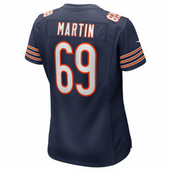 Jeremiah Martin Chicago Bears Women's Team Game Jersey - Navy - Nike