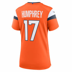 Lil'Jordan Humphrey Denver Broncos Women's Team Game Jersey - Orange - Nike