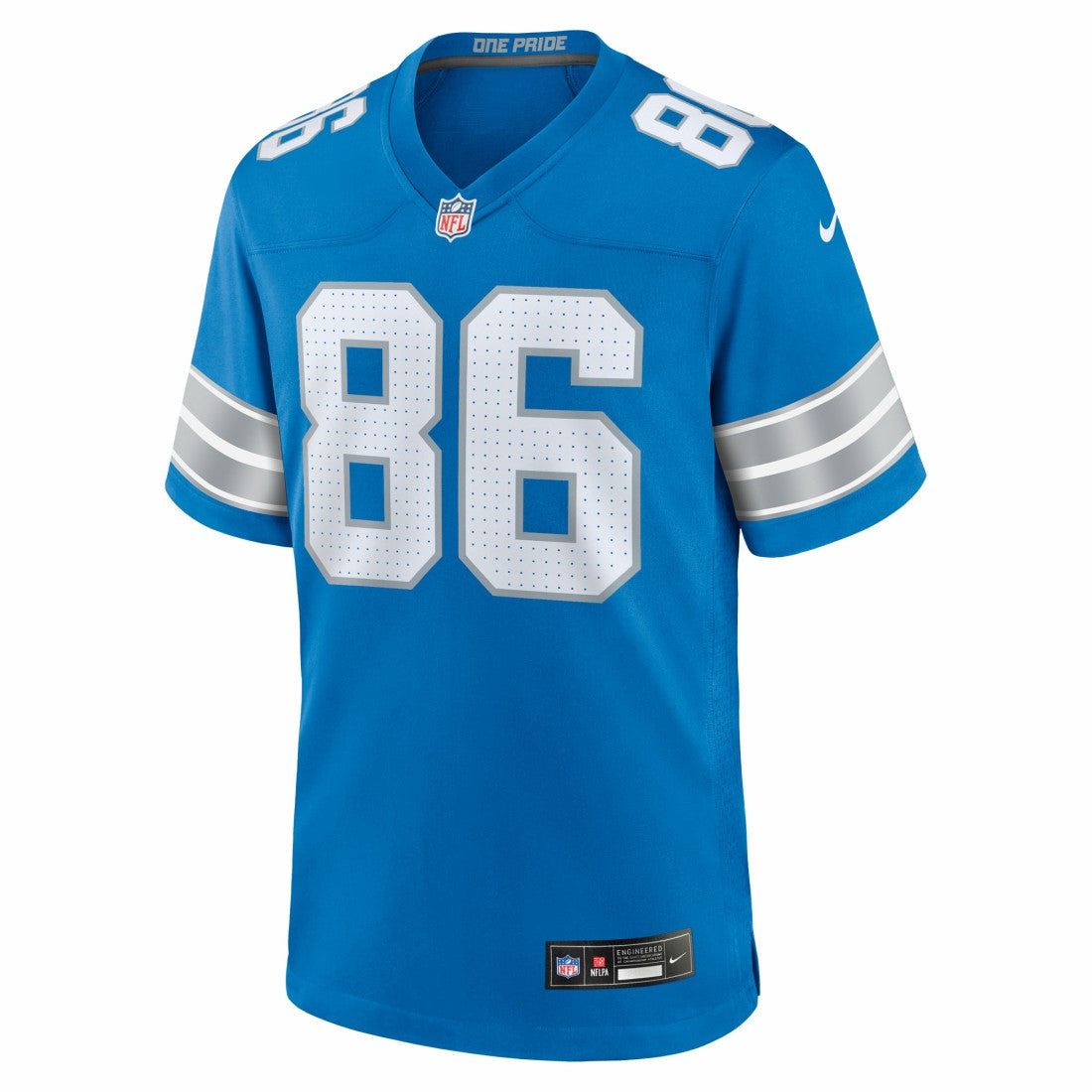 Anthony Firkser Detroit Lions Team Game Jersey - Blue - Nike
