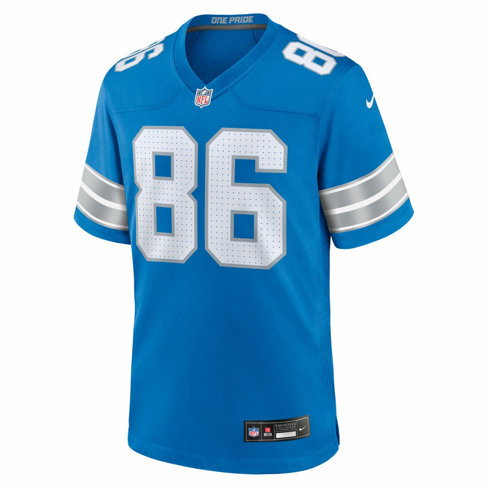Anthony Firkser Detroit Lions Team Game Jersey - Blue - Nike