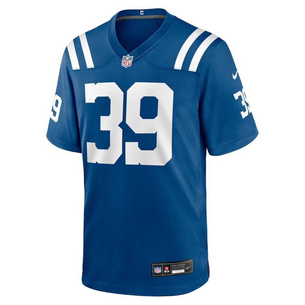 George Odum Indianapolis Colts Team Game Jersey - Royal - Nike