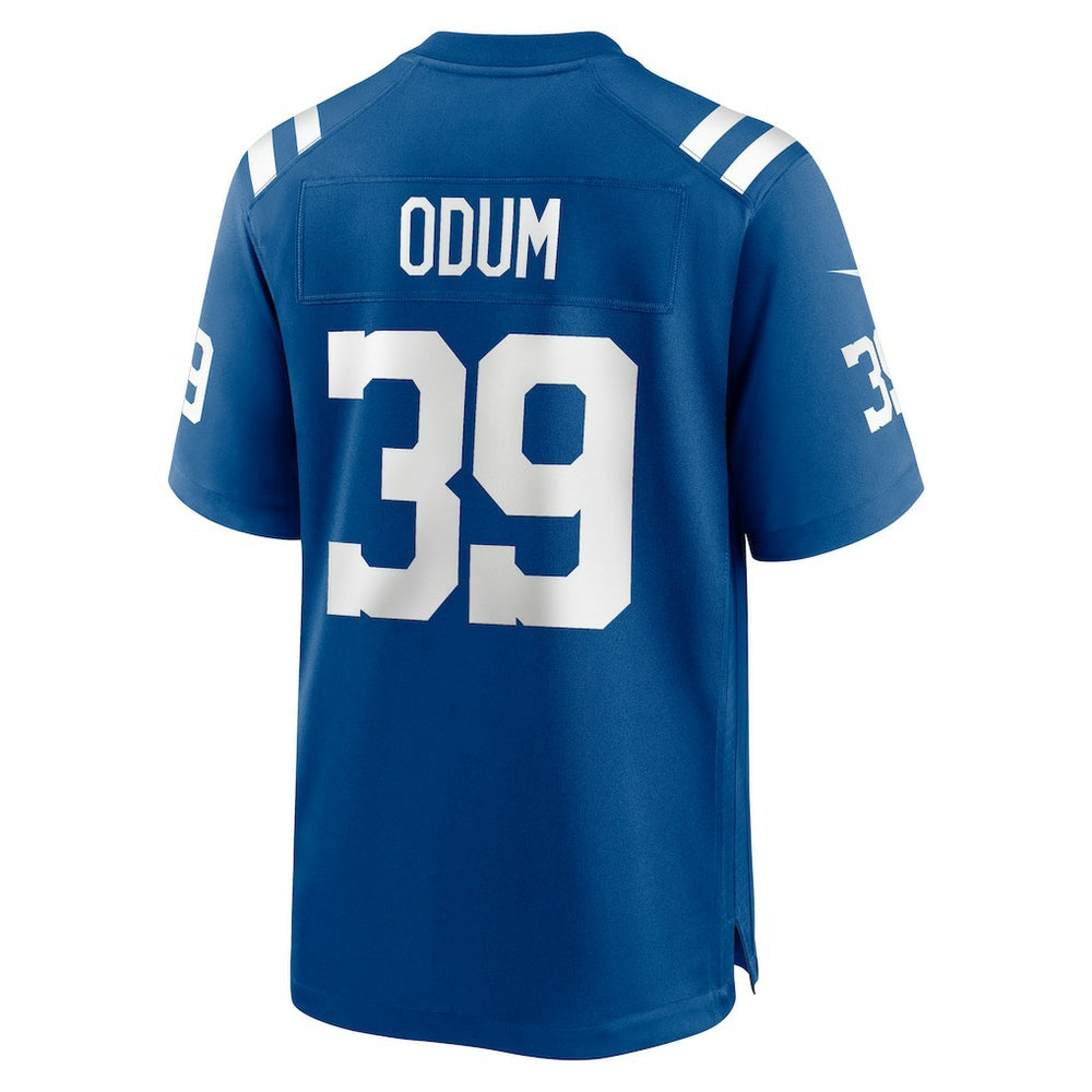 George Odum Indianapolis Colts Team Game Jersey - Royal - Nike