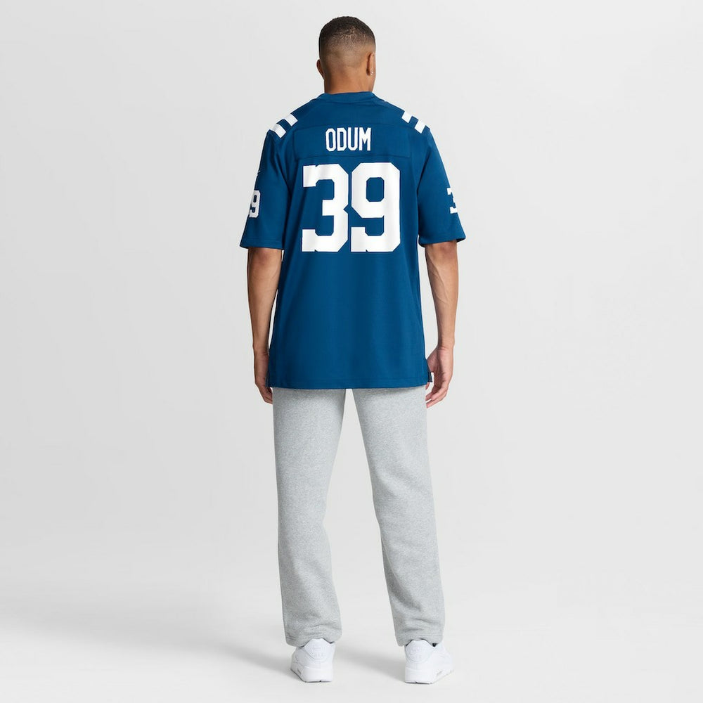 George Odum Indianapolis Colts Team Game Jersey - Royal - Nike