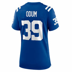 George Odum Indianapolis Colts Women's Team Game Jersey - Royal - Nike