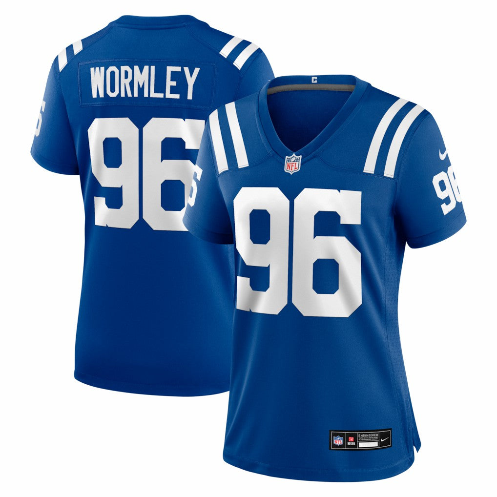 Chris Wormley Indianapolis Colts Women's Team Game Jersey - Royal - Nike