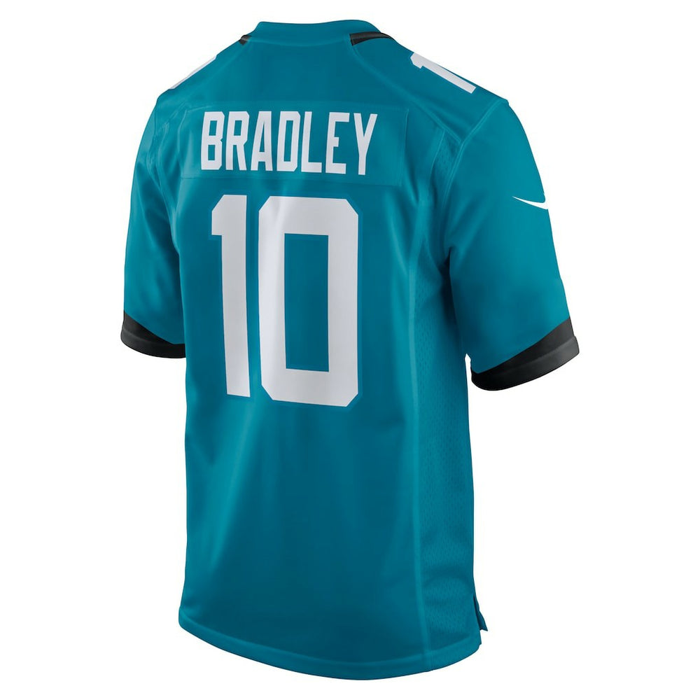 Carter Bradley Jacksonville Jaguars Team Game Jersey - Teal - Nike