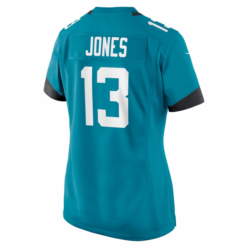 Tim Jones Jacksonville Jaguars Women's Team Game Jersey - Teal - Nike