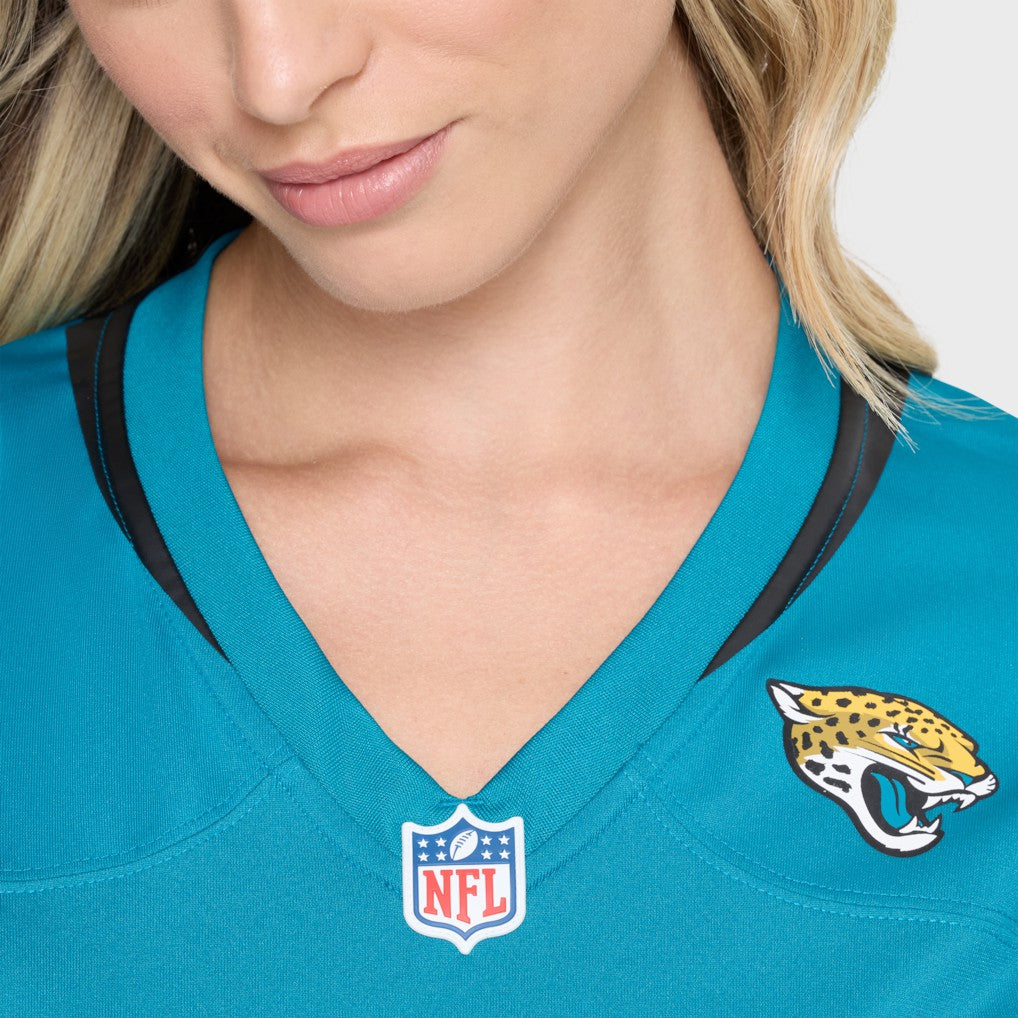 Tim Jones Jacksonville Jaguars Women's Team Game Jersey - Teal - Nike