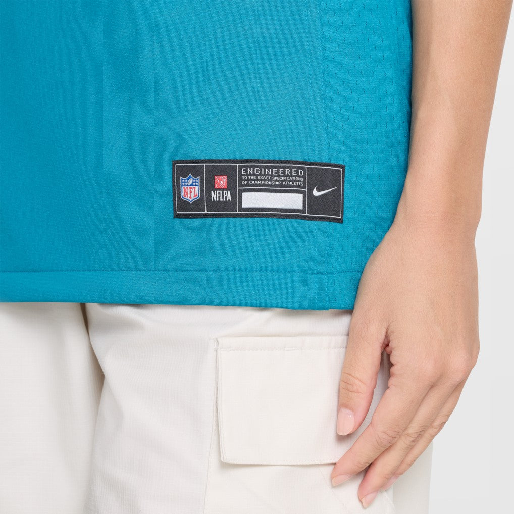 Tim Jones Jacksonville Jaguars Women's Team Game Jersey - Teal - Nike