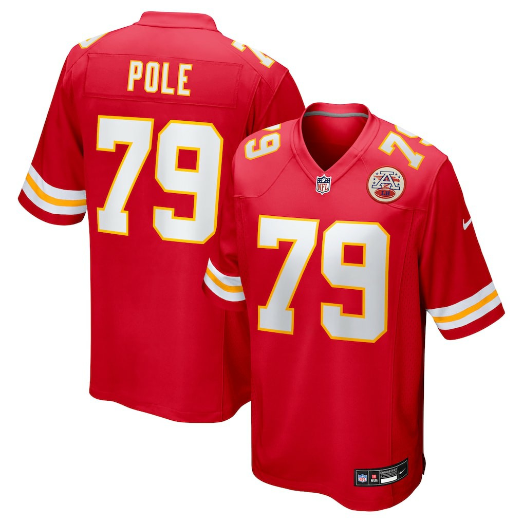 Esa Pole Kansas City Chiefs Team Game Jersey - Red - Nike