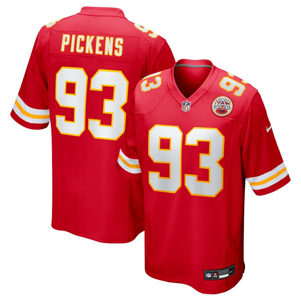 Zacch Pickens Kansas City Chiefs Team Game Jersey - Red - Nike