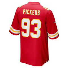 Zacch Pickens Kansas City Chiefs Team Game Jersey - Red - Nike