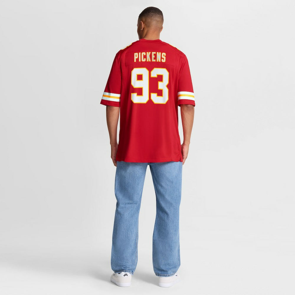 Zacch Pickens Kansas City Chiefs Team Game Jersey - Red - Nike