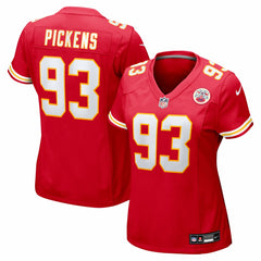 Zacch Pickens Kansas City Chiefs Women's Team Game Jersey - Red - Nike