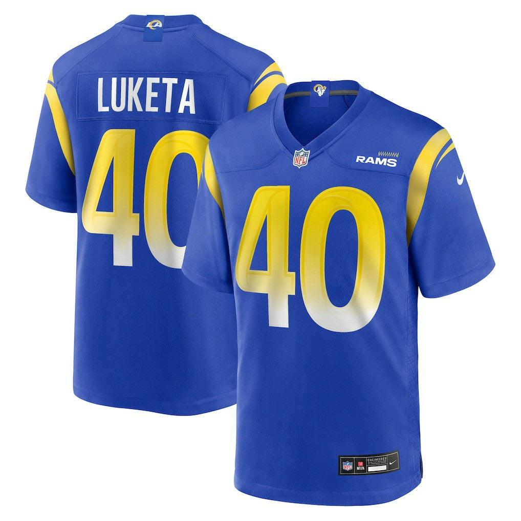 Jesse Luketa Los Angeles Rams Team Game Jersey - Royal - Nike