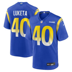 Jesse Luketa Los Angeles Rams Team Game Jersey - Royal - Nike