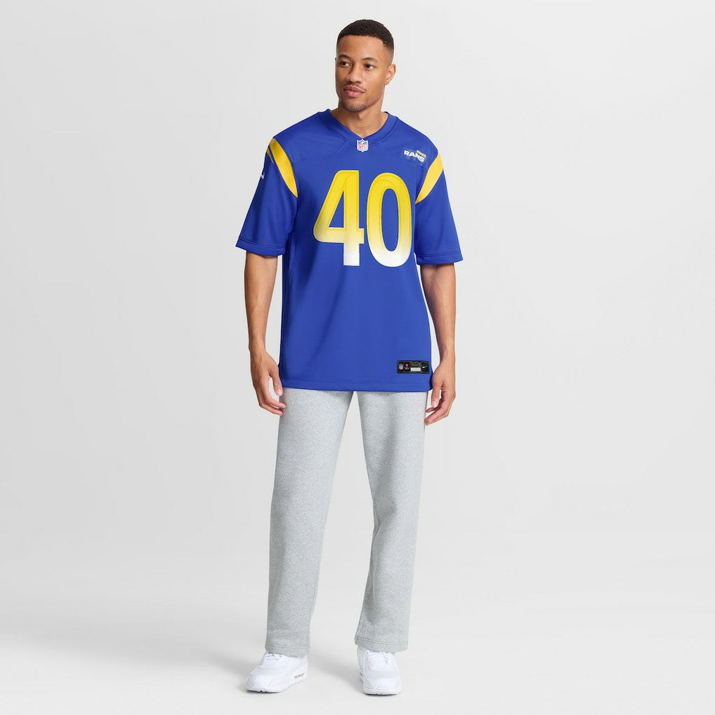 Jesse Luketa Los Angeles Rams Team Game Jersey - Royal - Nike
