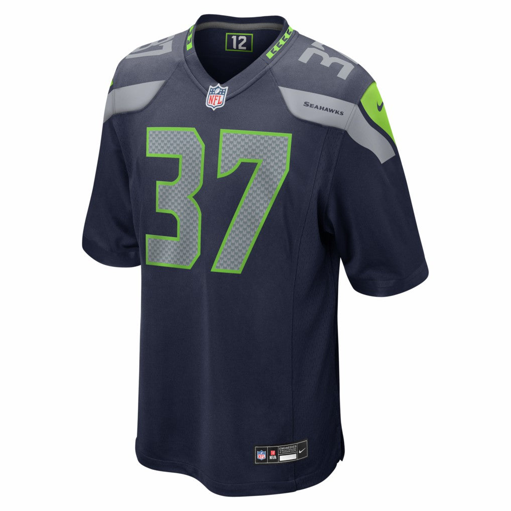 Maxen Hook Seattle Seahawks Team Game Jersey - College Navy - Nike