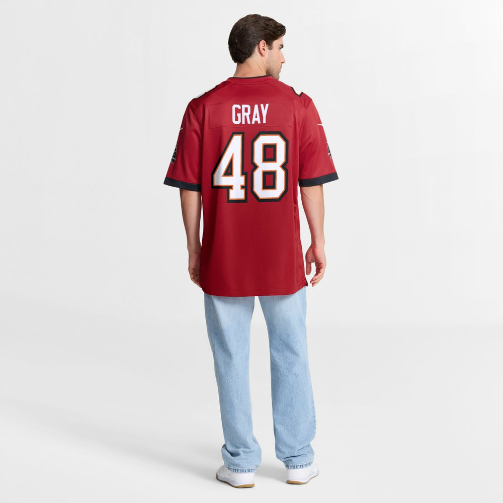 JT Gray Tampa Bay Buccaneers Team Game Jersey - Red - Nike