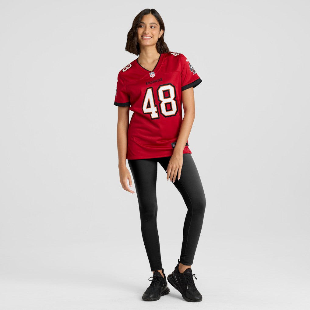 JT Gray Tampa Bay Buccaneers Women's Team Game Jersey - Red - Nike