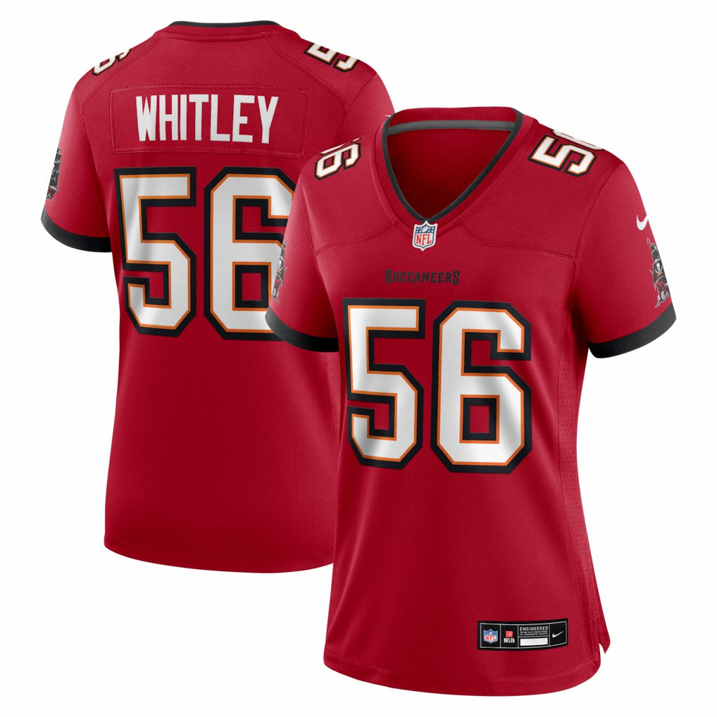 Benton Whitley Tampa Bay Buccaneers Women's Team Game Jersey - Red - Nike