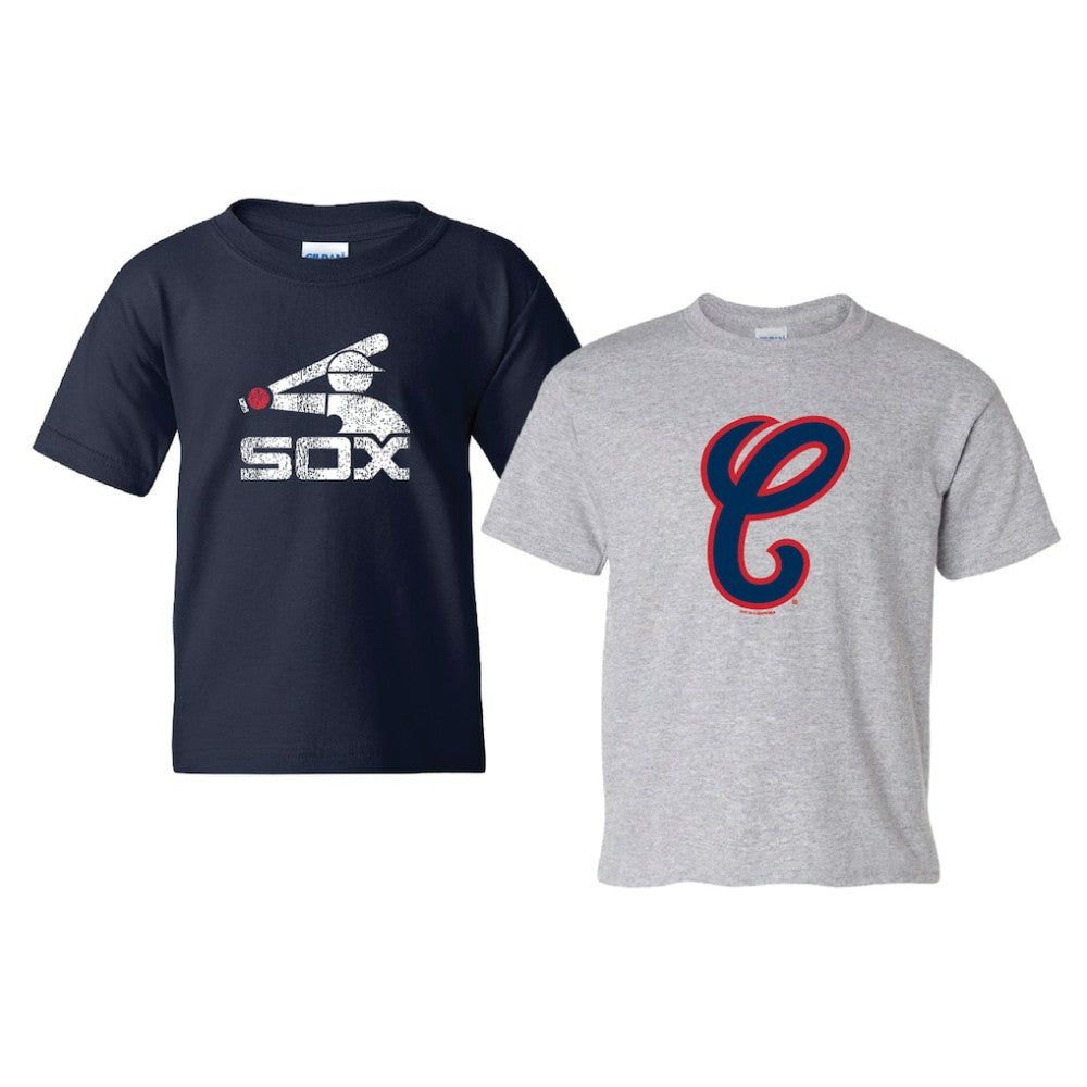 Chicago White Sox Soft as a Grape Youth  Cooperstown 2-Pack T-Shirt Set Sale