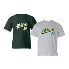 Athletics Soft as a Grape Youth 2-Pack Logo T-Shirt Set Online