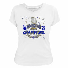 Los Angeles Dodgers Tiny Turnip Women's 2025 World Series Champions Parade T-Shirt Discount