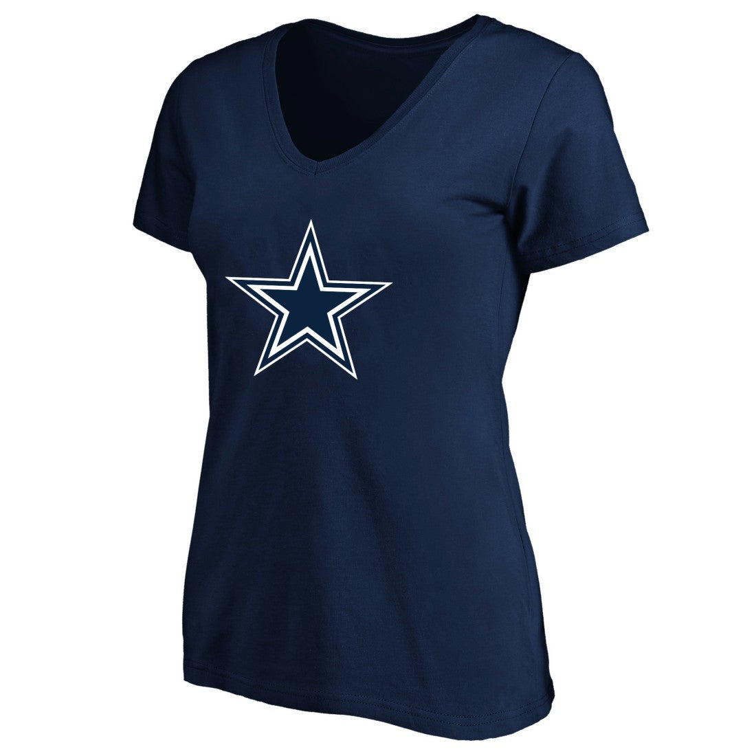 George Pickens Dallas Cowboys Women's Plus Size Name & Number V-Neck T-Shirt - Navy - Fanatics