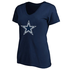 George Pickens Dallas Cowboys Women's Plus Size Name & Number V-Neck T-Shirt - Navy - Fanatics