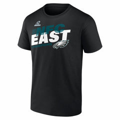 Philadelphia Eagles 2025 NFC East Division Champions Big & Tall Conquer T-Shirt - Black - Fanatics