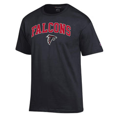 Atlanta Falcons Champion Arch Over Logo T-Shirt - Black - NFL