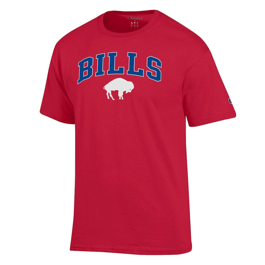 Buffalo Bills Champion Arch Over Logo T-Shirt - Red - NFL