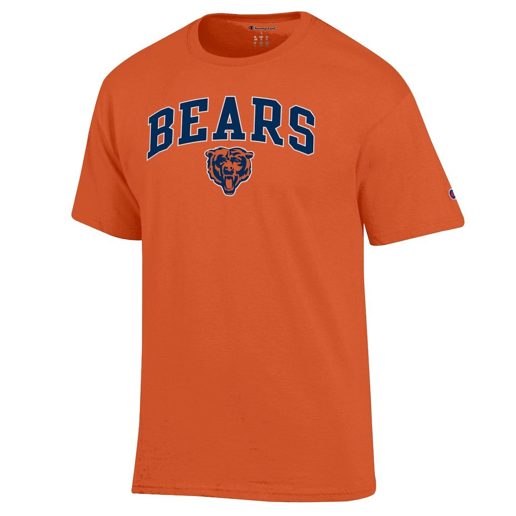 Chicago Bears Champion Arch Over Logo T-Shirt - Orange - NFL