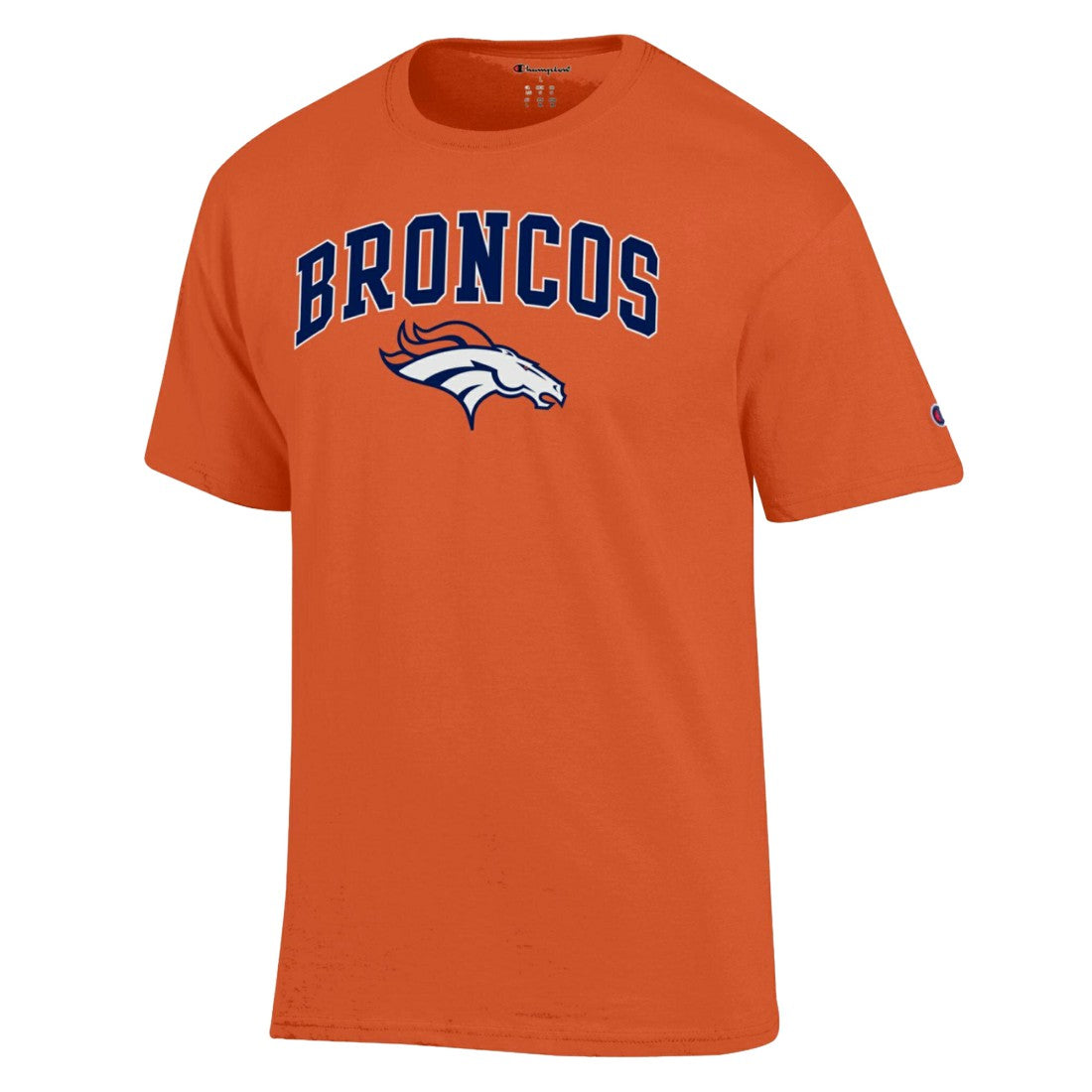 Denver Broncos Champion Arch Over Logo T-Shirt - Orange - NFL